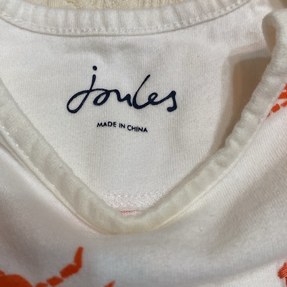 Joules 2 piece onesie tshirt & overalls with crab 🦀  design Size 3-6M - Picture 6 of 16